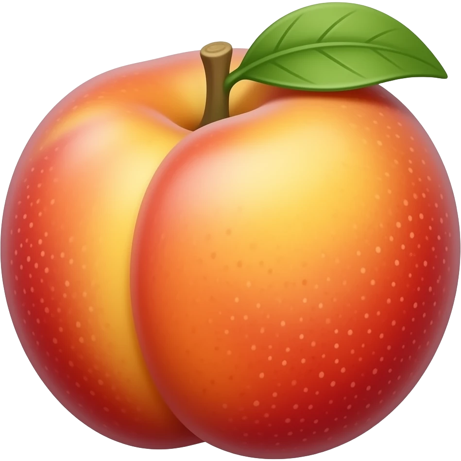 Nectarine emoji
