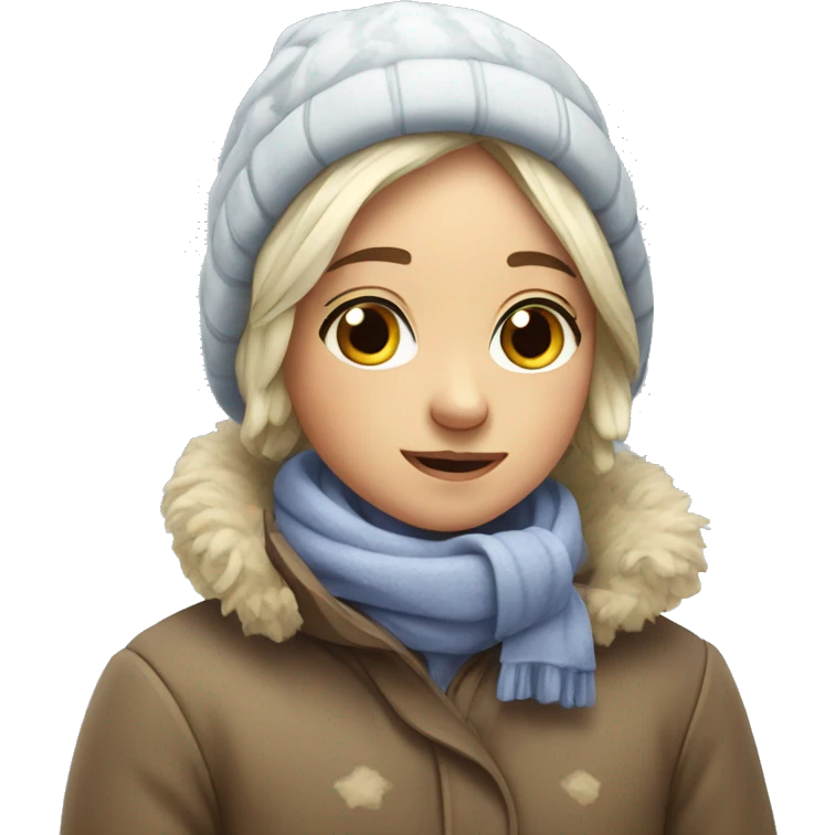 Cute winter  emoji