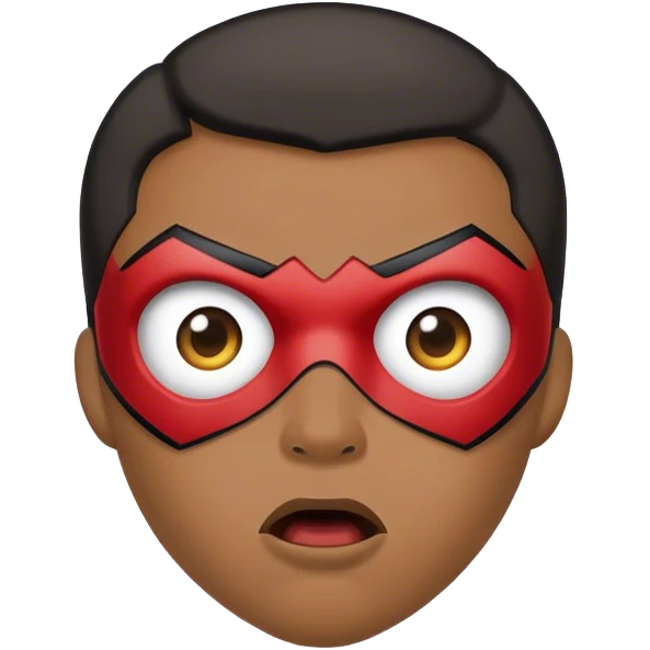 дуже здивований супергерой зі словами що це було emoji