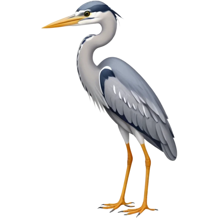 Grey Heron emoji