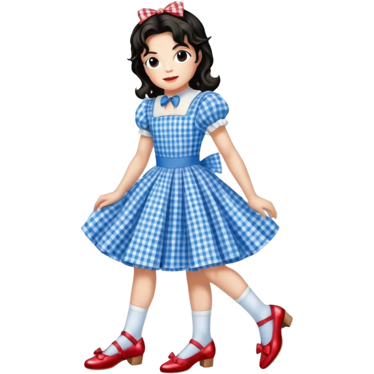 Michel Jackson as Dorothy from the wizard of oz emoji