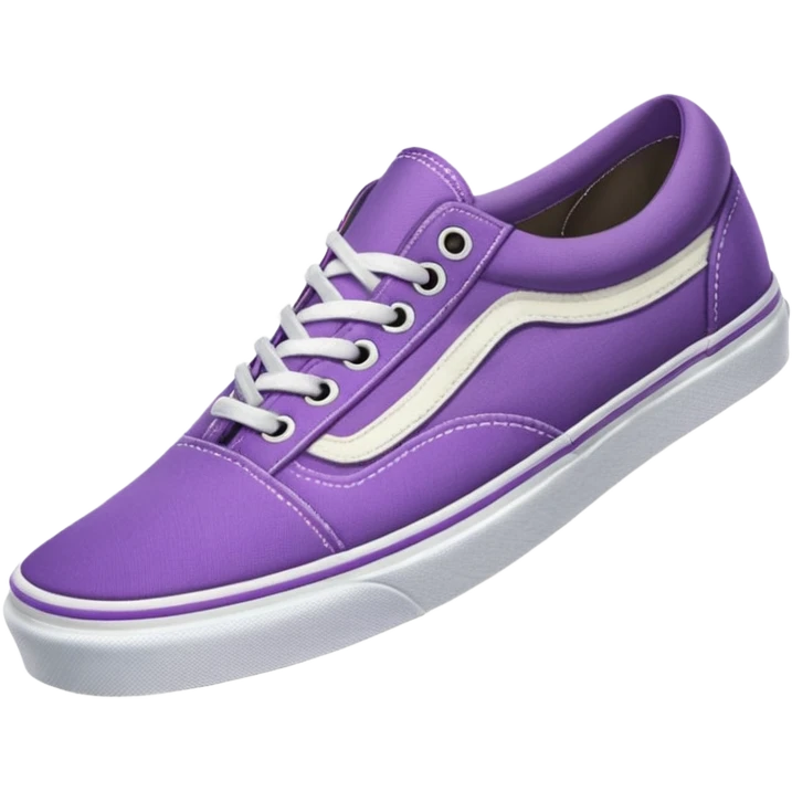 purple Van's shoes emoji
