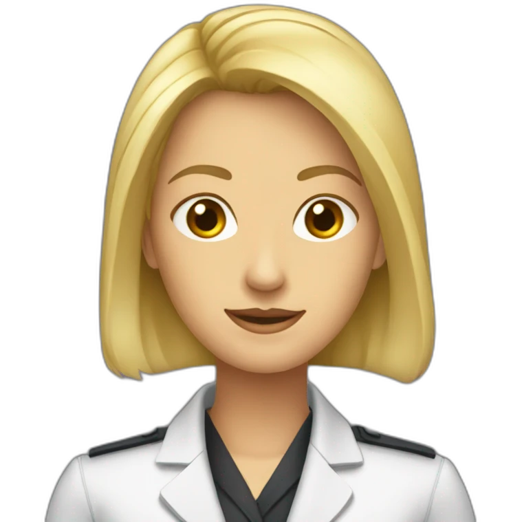 agent responsable douanier femme emoji
