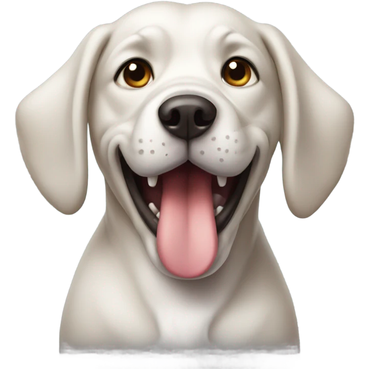 Drooling dog emoji