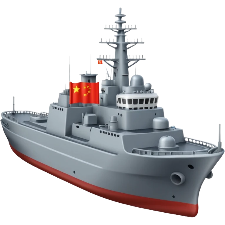 Chinese Navy ship emoji