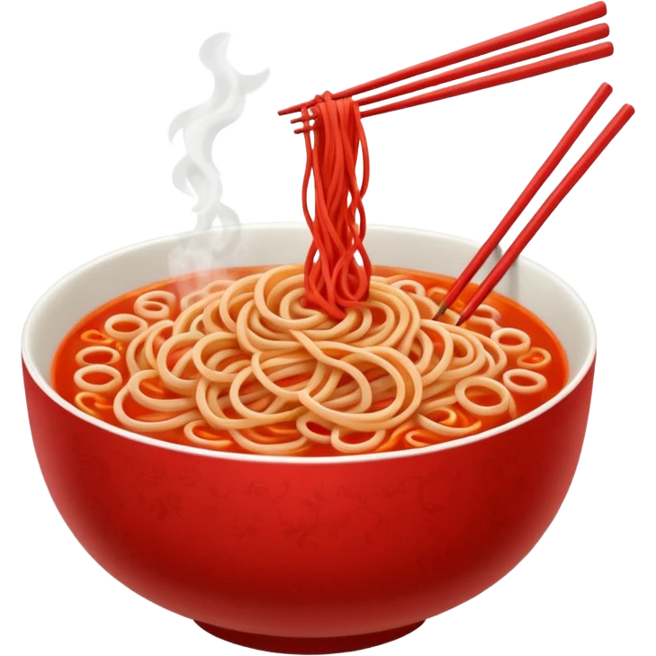 tomato noodle chopstick emoji