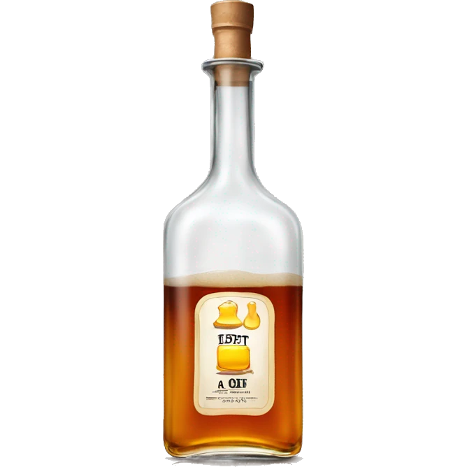 upside down Bottle whisky  emoji