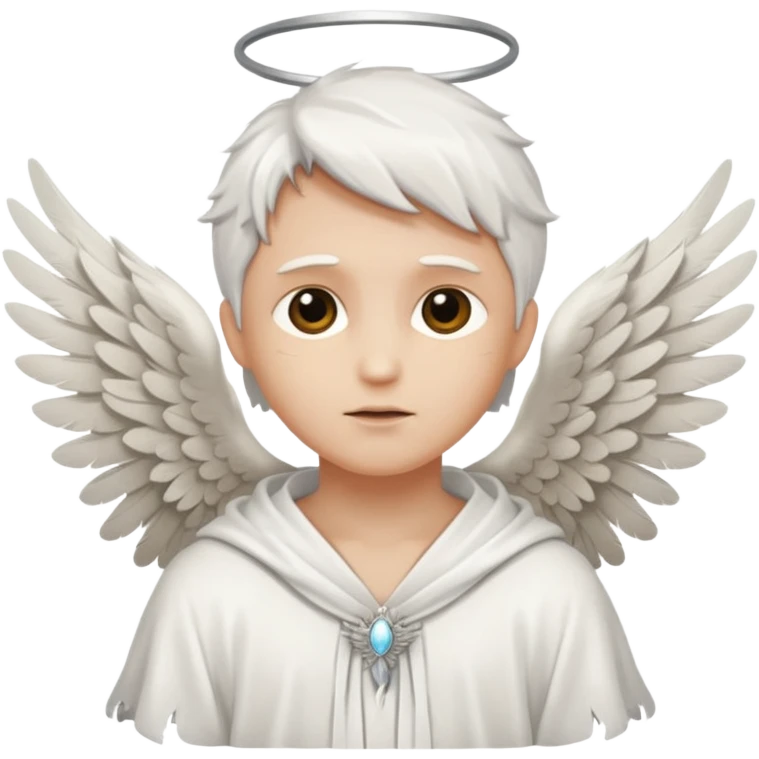 Headless angel emoji