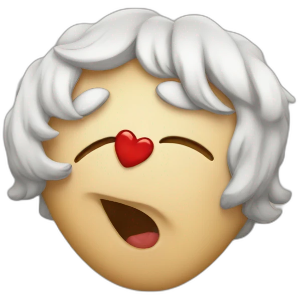 Happy kiss emoji