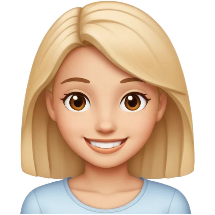 a girl that story waiking up emoji