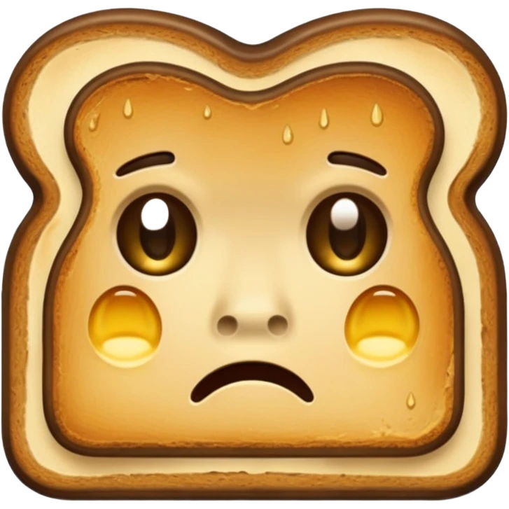 crying toast emoji