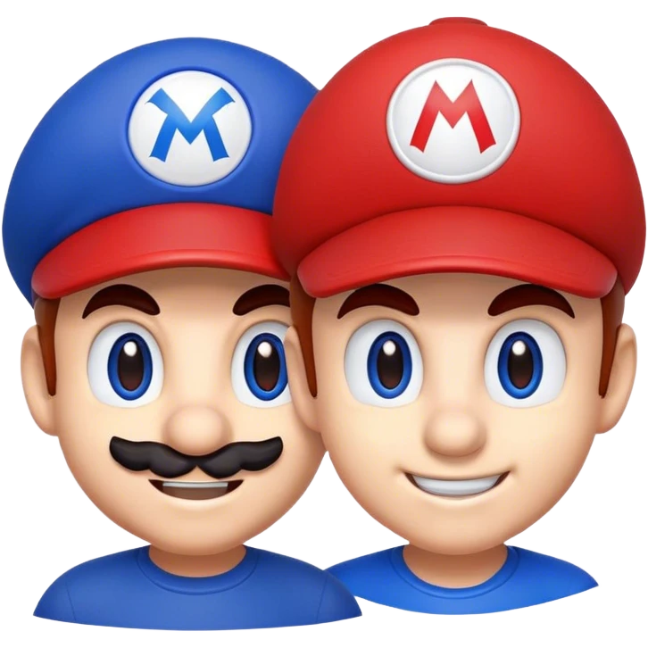 mariosonic face with cap emoji