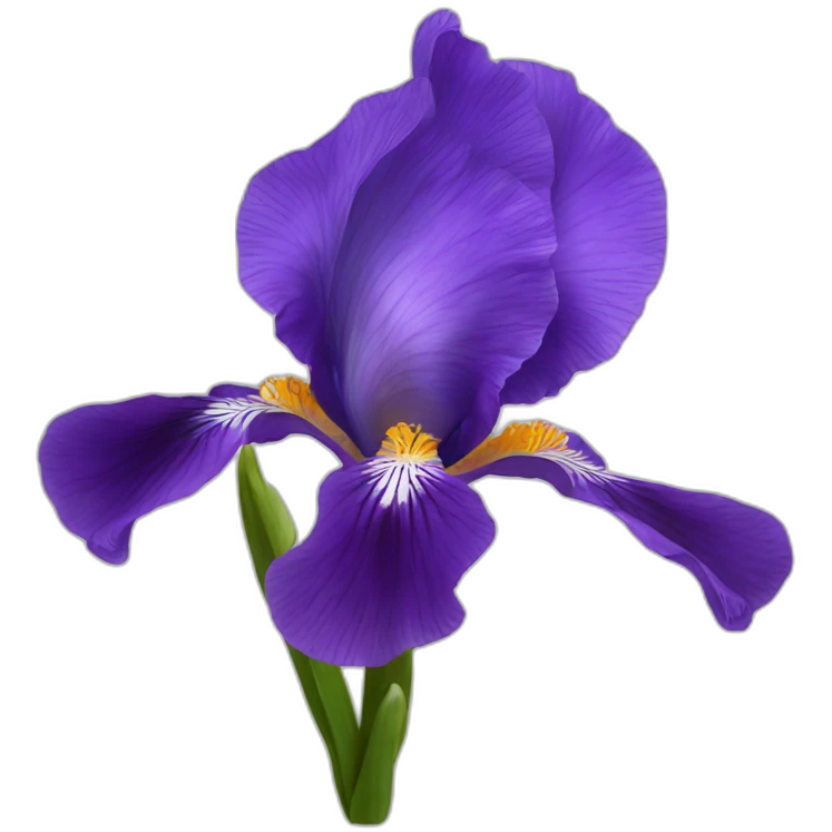 iris flora in anemone emoji