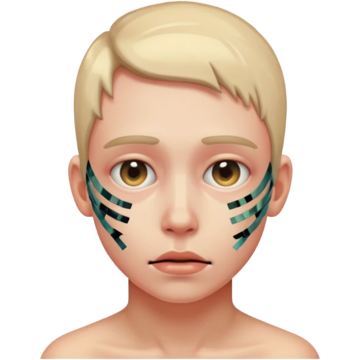 a human being trapped in an algorithm emoji