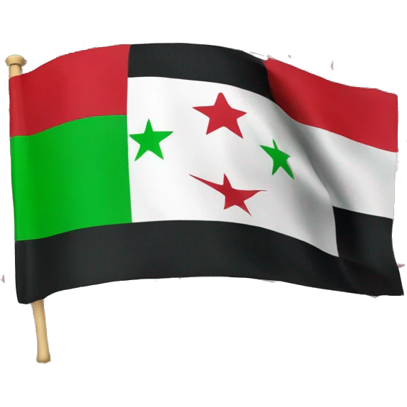 Independent Syria flag emoji
