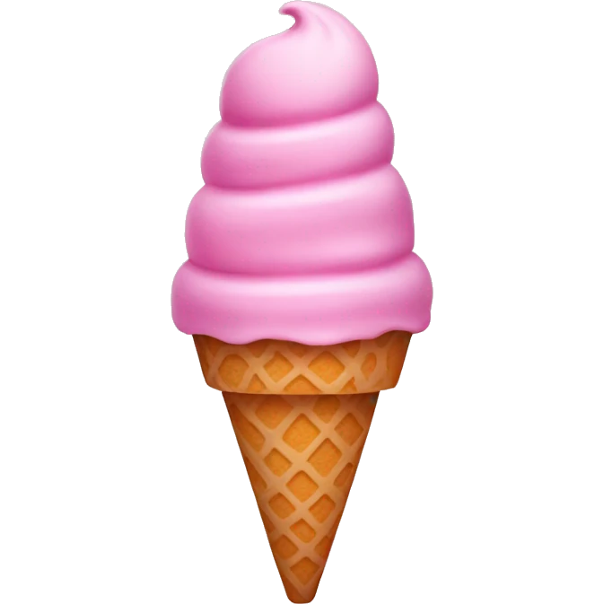 pink ice cream emoji