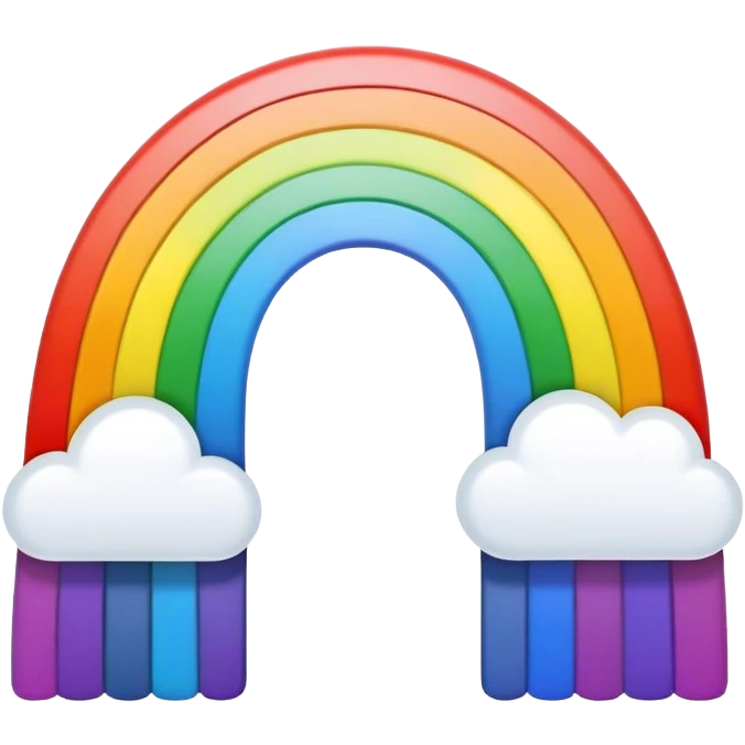 رنگین کمون سفید سیاه emoji