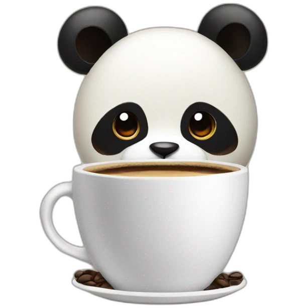 coffee panda emoji
