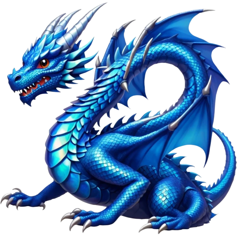 Blue dragons emoji