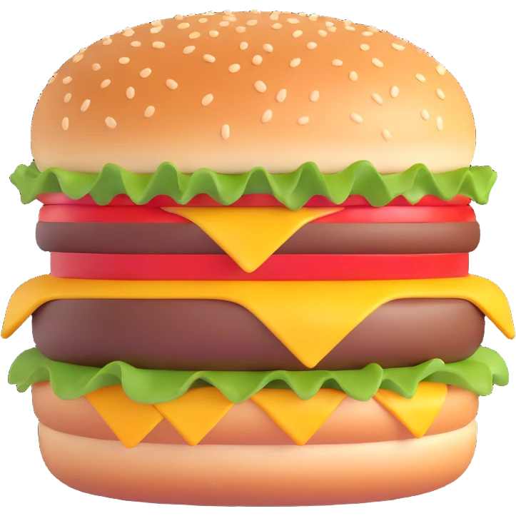 burger, simple emoji