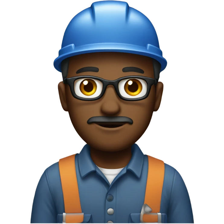 blue collar emoji