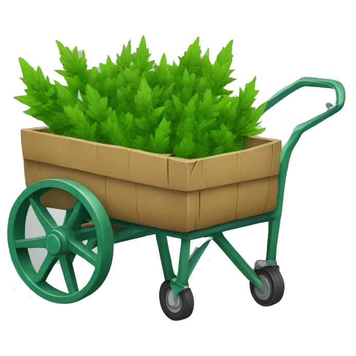Weed cart emoji