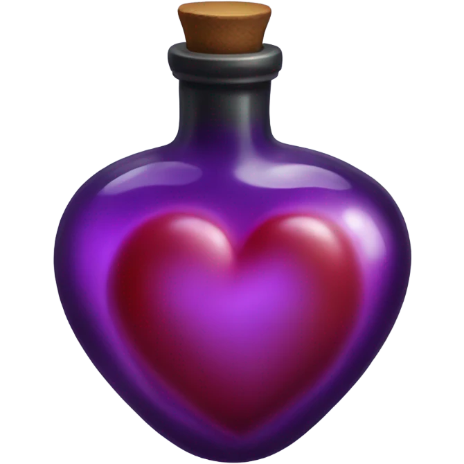 gothic heart potion  emoji
