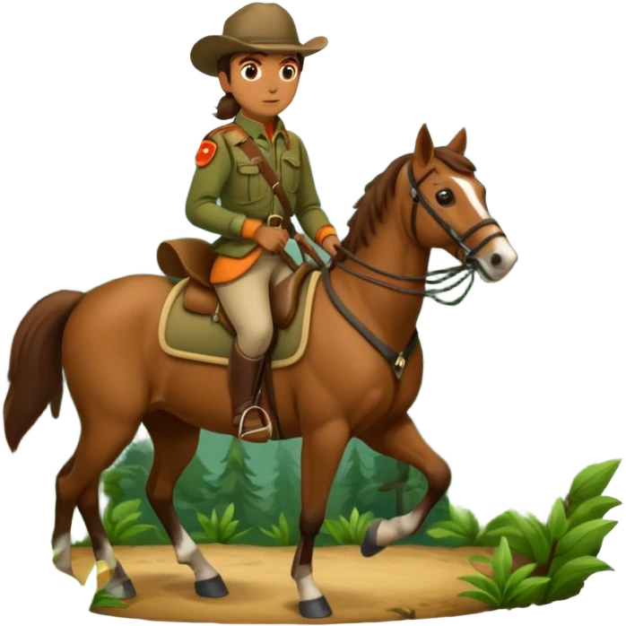 سلام میخوام برای من یه فیلم بسازی با یه اسب تو جنگل سوارشم و دنبال شکار میگردم emoji