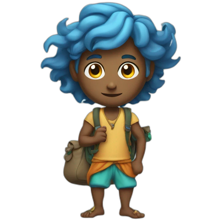 genie with a backpack emoji