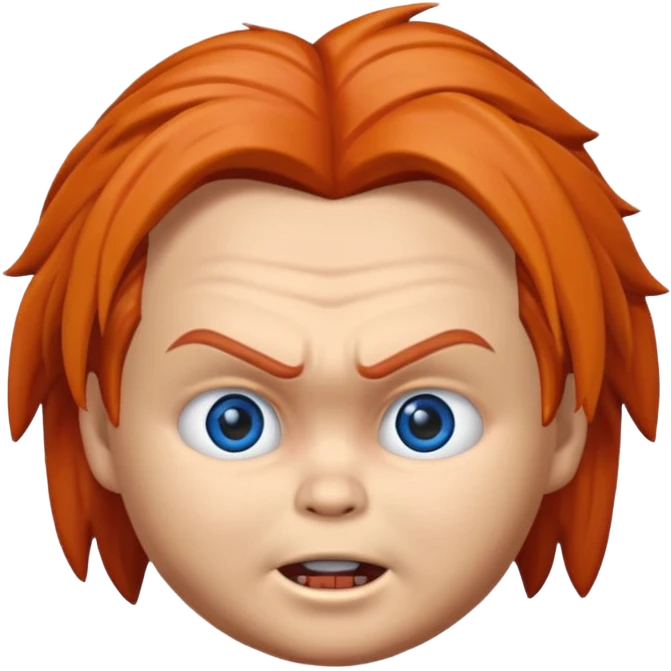 Un emojin de chuky emoji