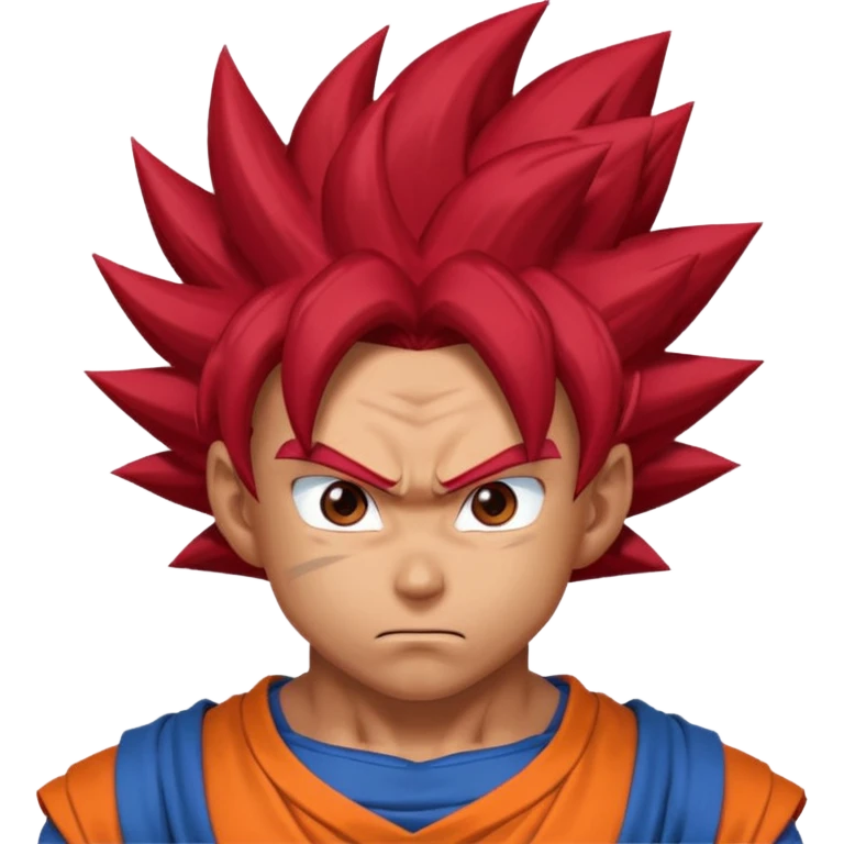Goku super saiyan god emoji