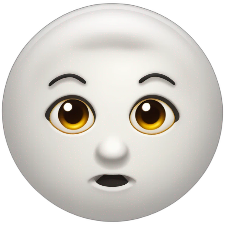 simple khinkali dish with black angry closed mouth and eyes emoji