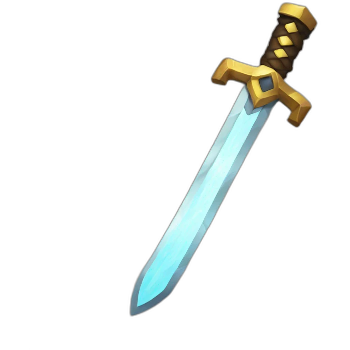 Pixel sword emoji