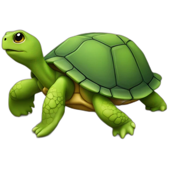 Tortue sur la terre emoji