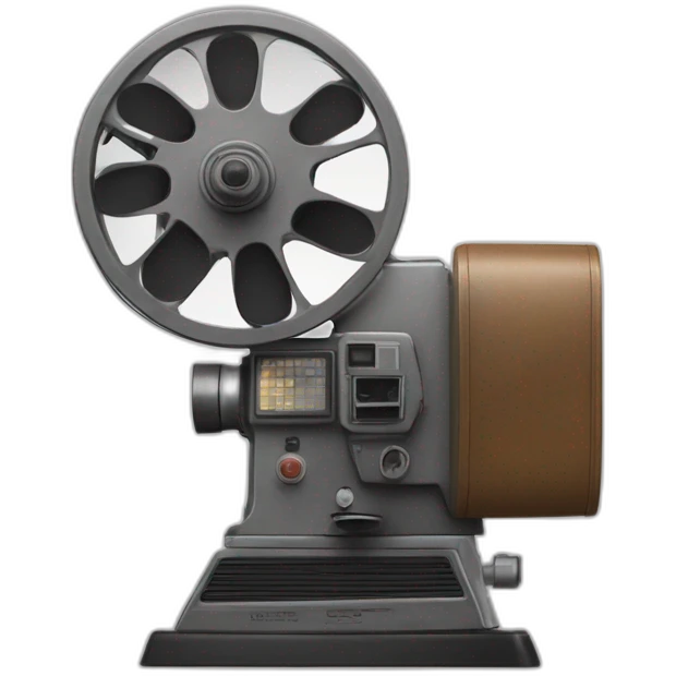 cinema projector on Galician land emoji