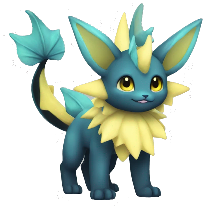 Vaporeon-Umbreon full body emoji