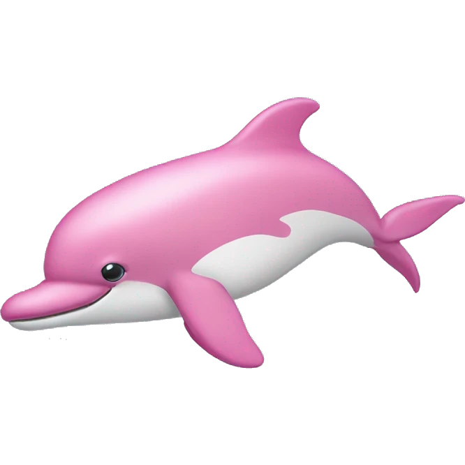 Pink dolphin emoji