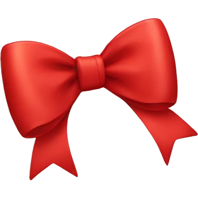 red bow emoji