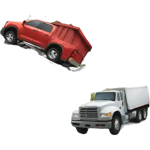 Truck crash into bridge emoji