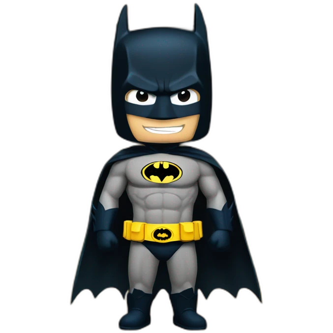 Batman in cave emoji