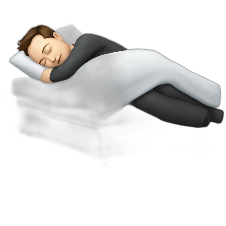 Elon Musk Sleeping emoji