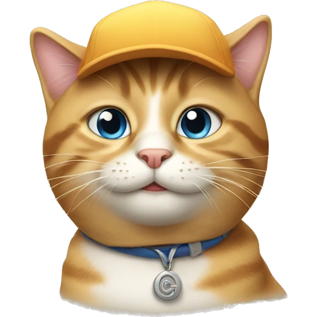 Cat with cap emoji