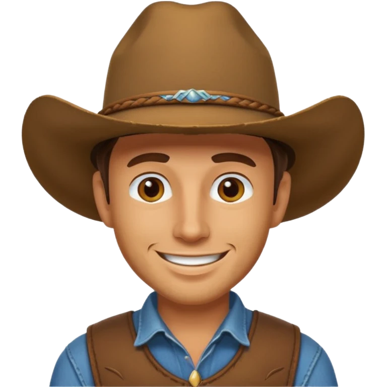 Cowboy tipping his hat emoji