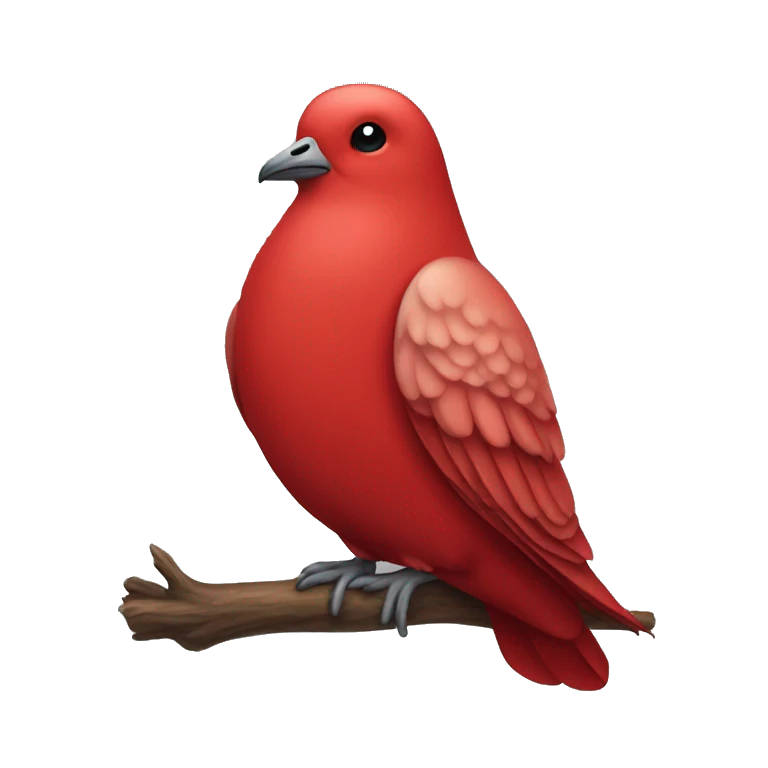 red dove emoji