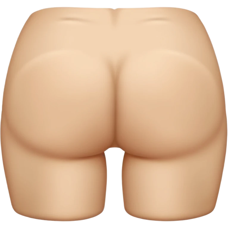 large naked white butt emoji