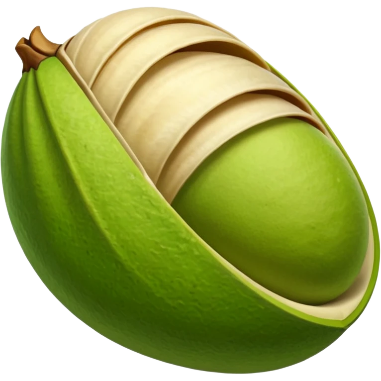 pistachio with shall emoji