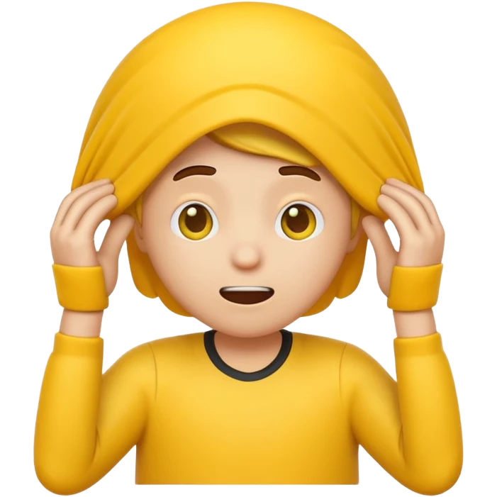 Shying emoji runing his head emoji