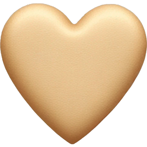 Beige heart with bandaid emoji