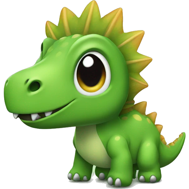 dinosaur wearing a tutu emoji
