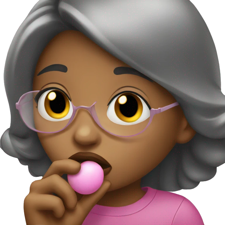 girl blowing kisses emoji